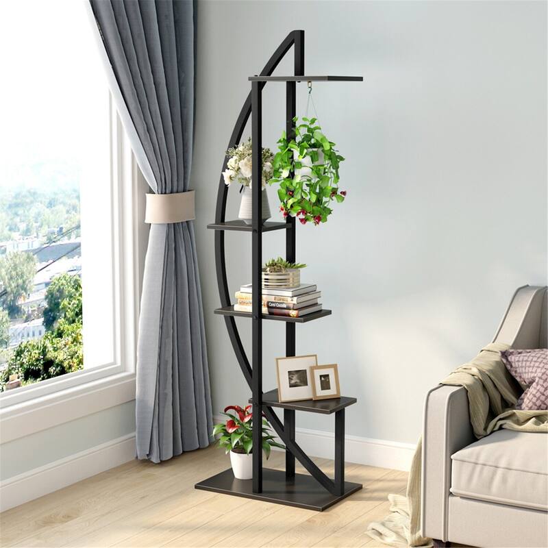 Wooden Plant Flower Display Stand 5-Tier Plant Stand Pack of 2