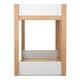 preview thumbnail 16 of 15, Furniture of America Oryas 2-Piece White and Natural Solid Wood Twin over Twin Bunk Bed and Chest Kids Bedroom Set