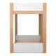 preview thumbnail 14 of 15, Furniture of America Oryas 2-Piece White and Natural Solid Wood Twin over Twin Bunk Bed and Dresser Kids Bedroom Set