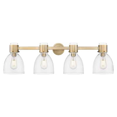Innovations Lighting 464-4W-G464D-7CL Lawton Bell 4 Light 34" Wide
