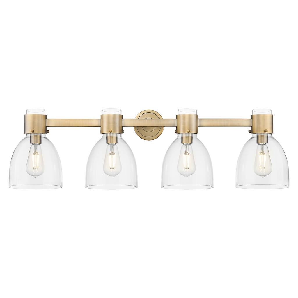 Innovations Lighting 464-4W-G464D-7CL Lawton Bell 4 Light 34" Wide