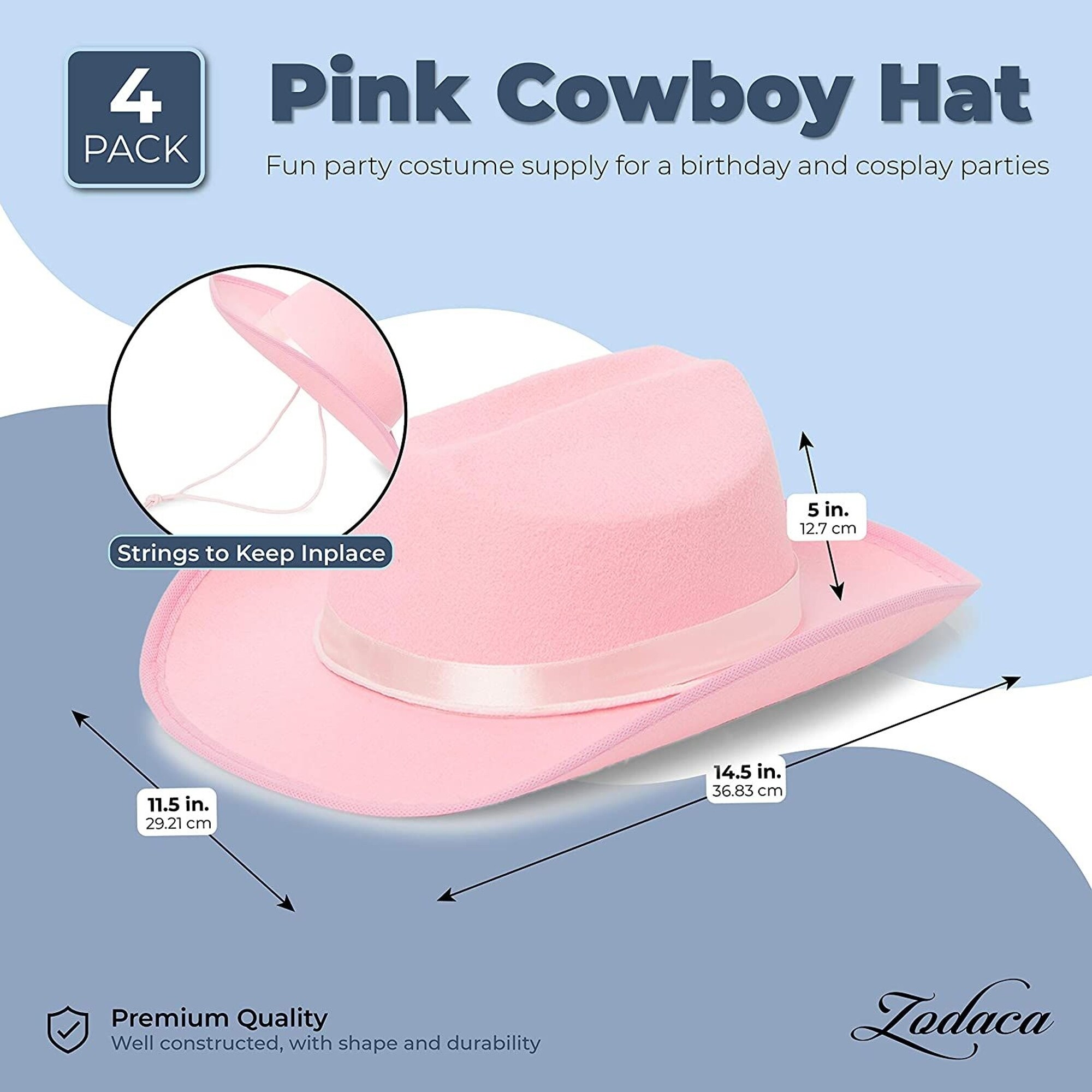 Kids pink cowboy hat discount