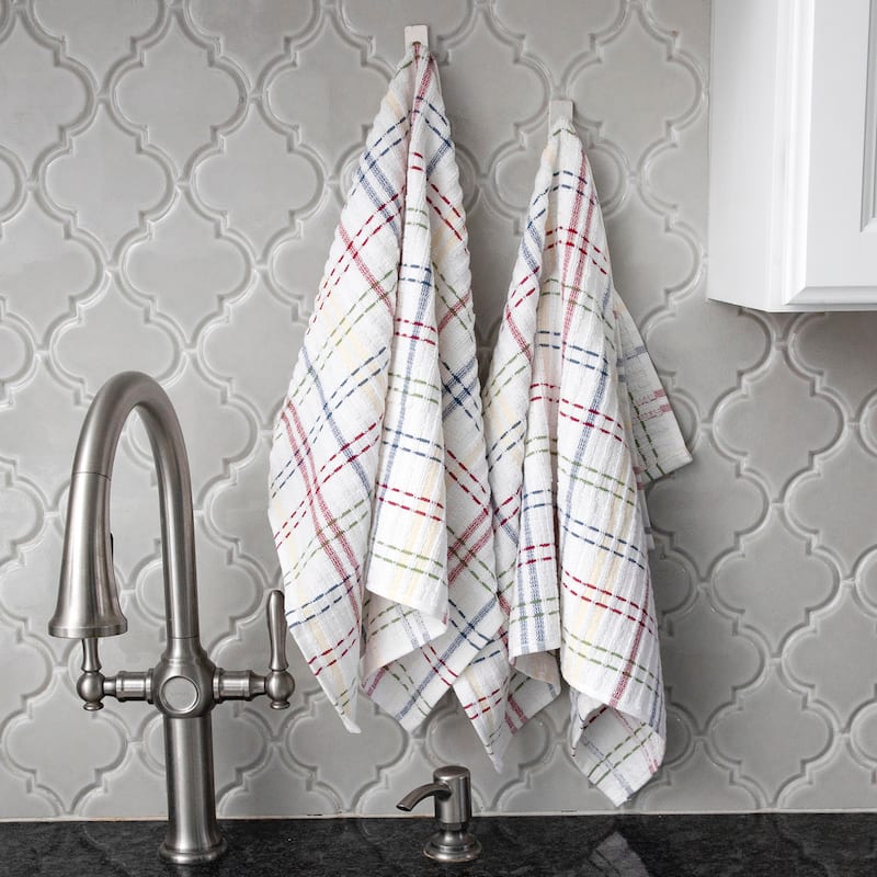 RITZ Royale Check Cotton Kitchen Towels (Set of 2)
