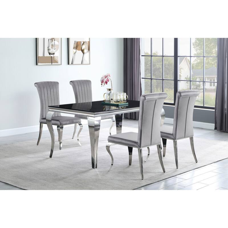 Carone Contemporary 5-Piece Rectangular Dining Set
