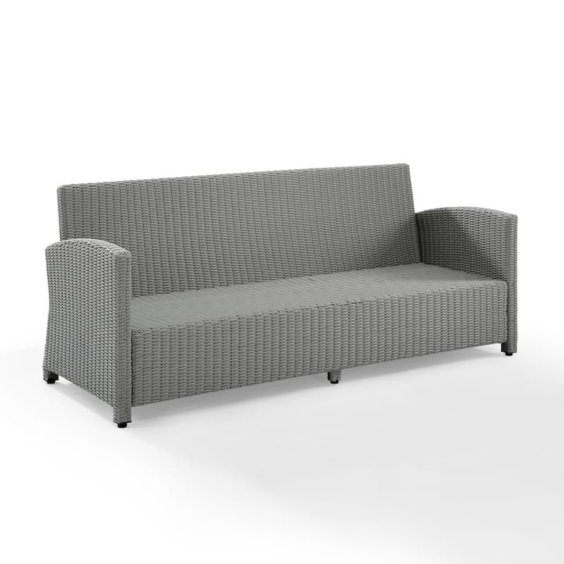 Bradenton Outdoor Wicker Sofa - 80.5 "W x 31.75 "D x 32.5 "H