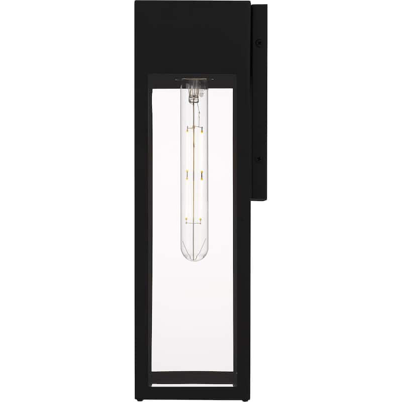 Boswell 1-Light Matte Black Outdoor Wall Lantern
