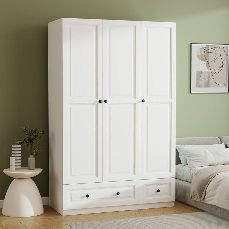 74" Armoire Wardrobes Closet Storage Cabinet