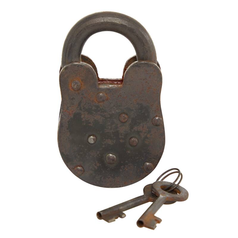 Bronze Metal Lock And Key