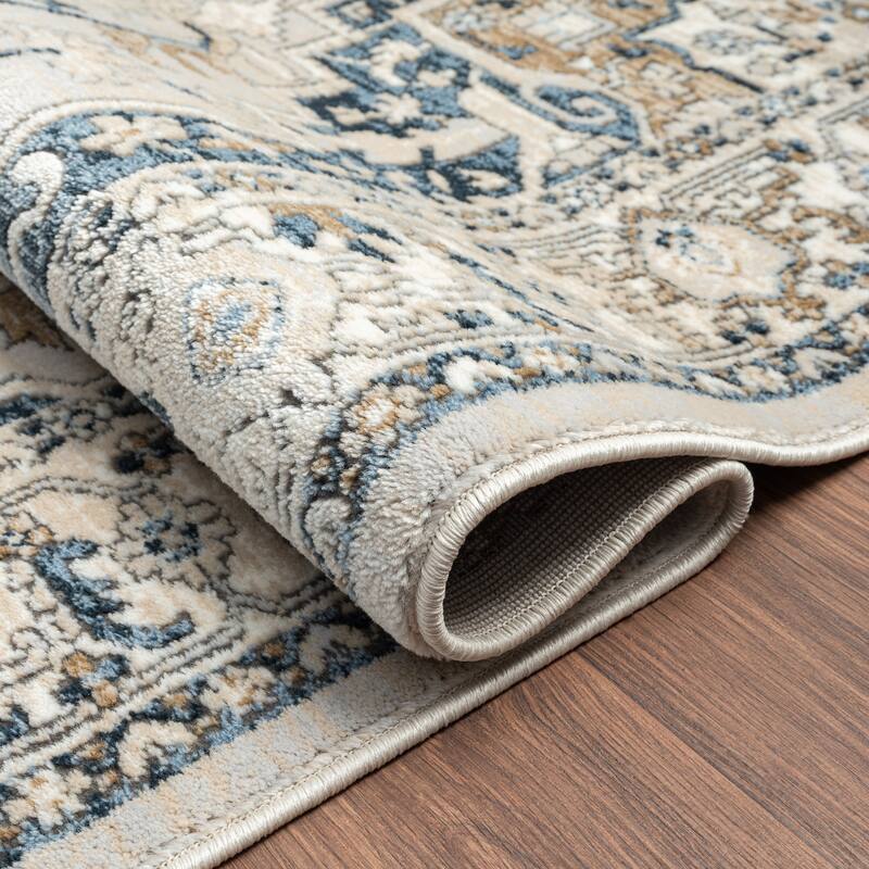 Abani Rugs Savoy SAV110A Vintage Blue Green Area Rug