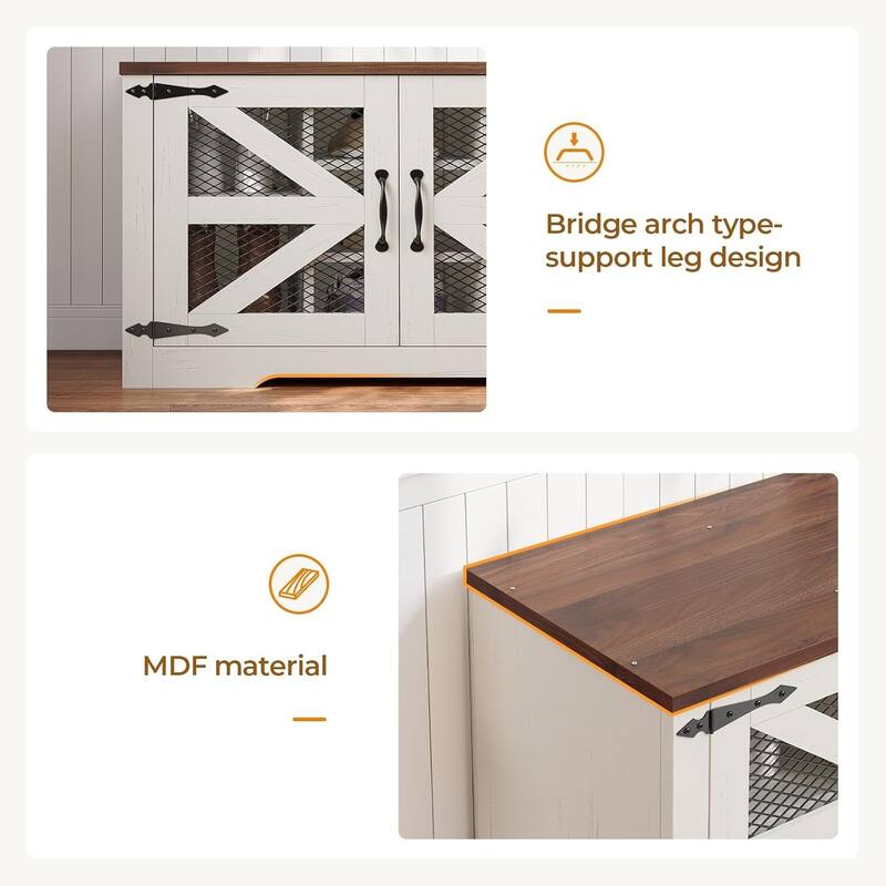 Storage Bench with Cushion Adjustable Shelf Shoe Rack Cabinet