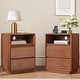 preview thumbnail 2 of 18, Bedroom Sets with 55.2" Wide 6 Dresser 45.3" Tall Chest of Drawers Charging Station Nightstand Set of 2