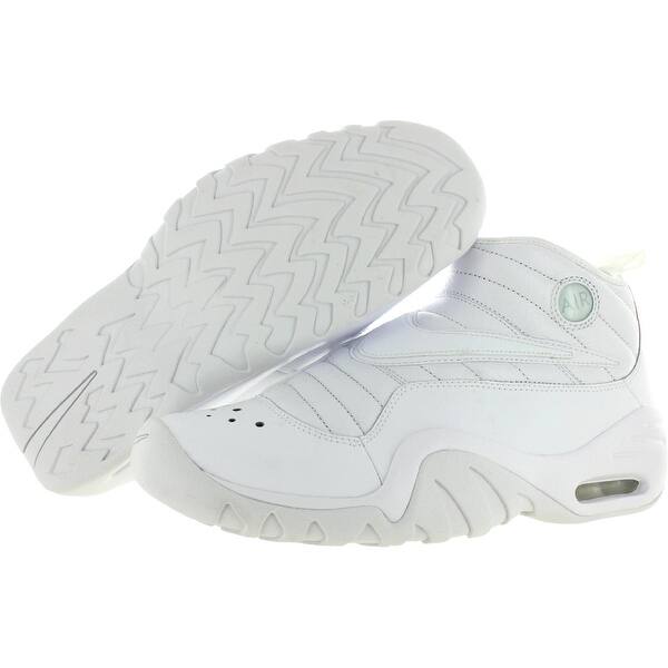 Shop Nike Mens Air Shake Ndestrukt Basketball Shoes Nubuck Mid Top