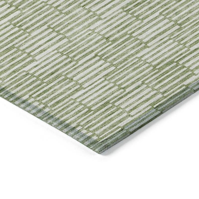 HomeRoots Geometric Transitional Rectangle Outdoor Rug