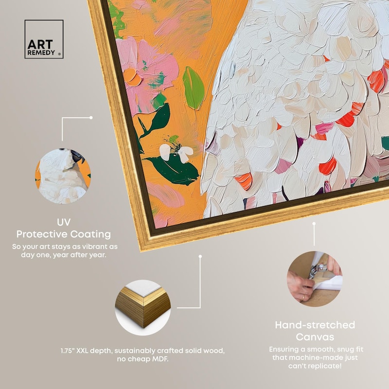 White Cockatoo II Canvas by Art Remedy