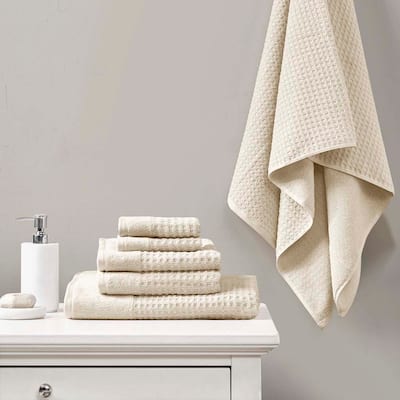 Cotton Antimicrobial Bath Towel 6 Piece Set