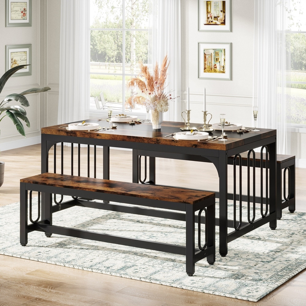 Beach House 6 Piece Dining Room Set With Bench