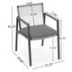preview thumbnail 3 of 5, Outdoor Dining Chair Set of 2, Outdoor Armchair Seating