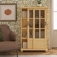 preview thumbnail 8 of 31, Avenue Greene Abbeywood Bookcase with Sliding Glass Doors