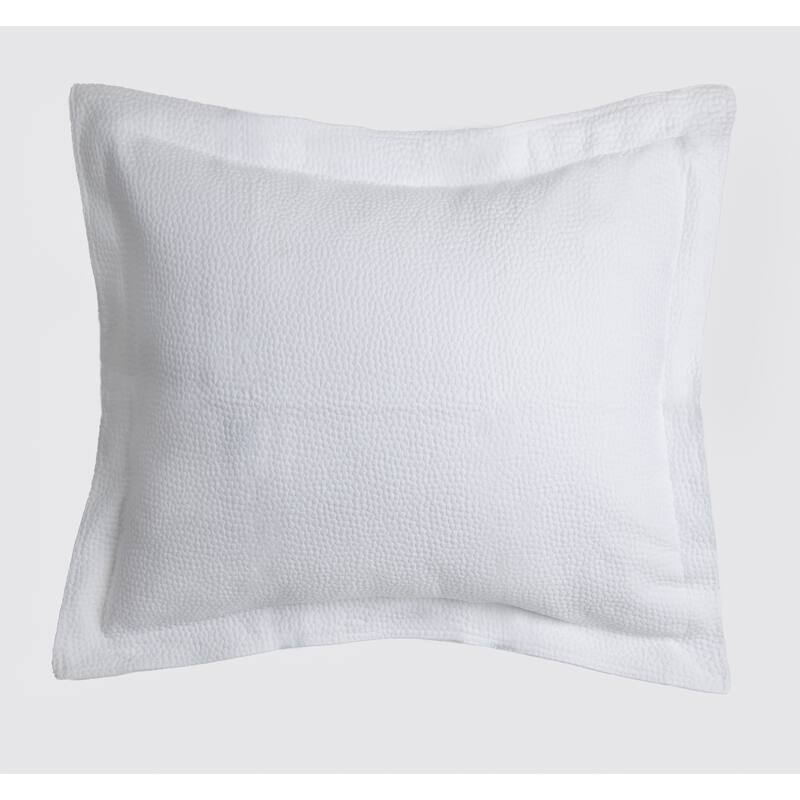 Santiago Sham, White, Euro - White - Euro Sham