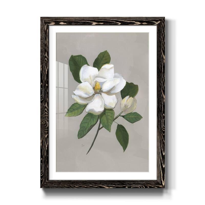 Botanical Magnolia-Premium Framed Print - Ready to Hang