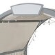preview thumbnail 18 of 18, Twin Size Daybed with Arched Roof, 2 Drawers, Wood House Canopy Bed with Fabrics Curtain and Light Strip for Kids Teens, Gray
