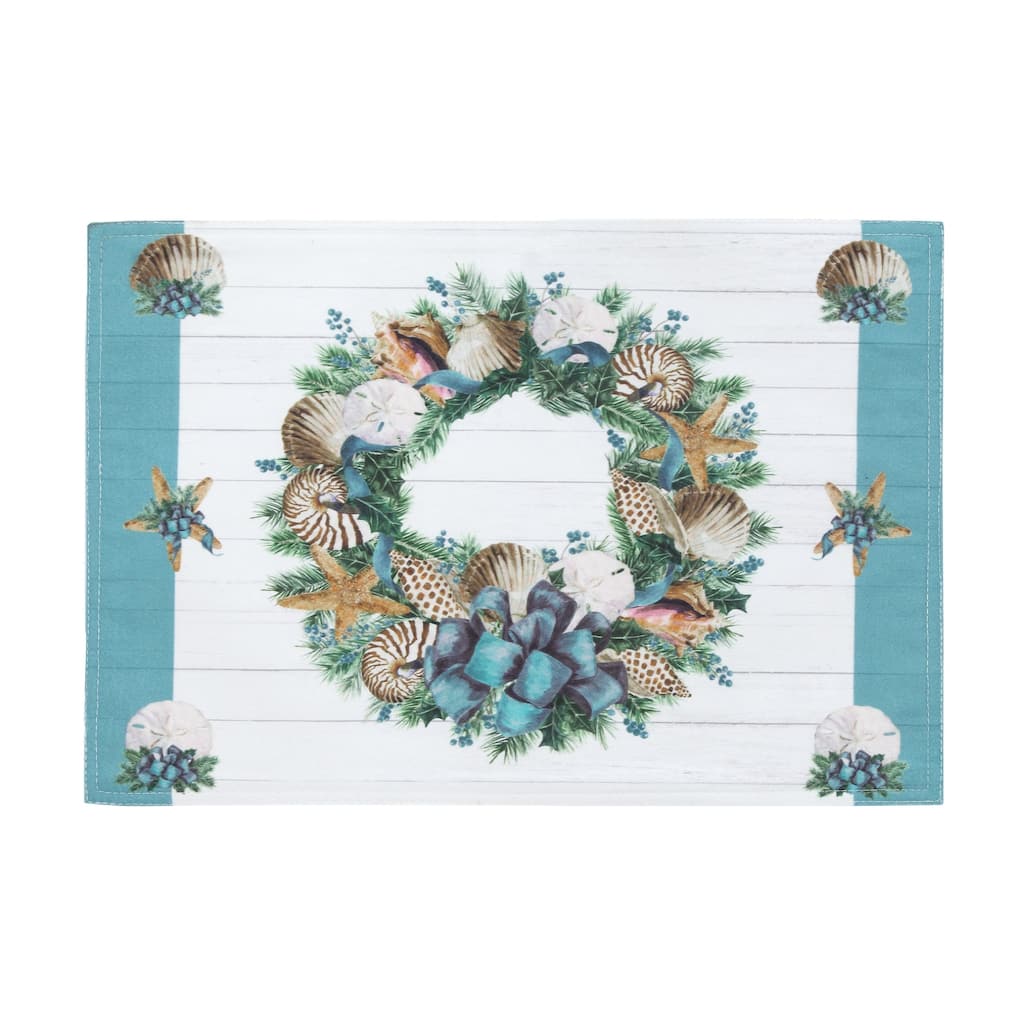 Christmas By The Sea Placemat Set - 13" x 19"