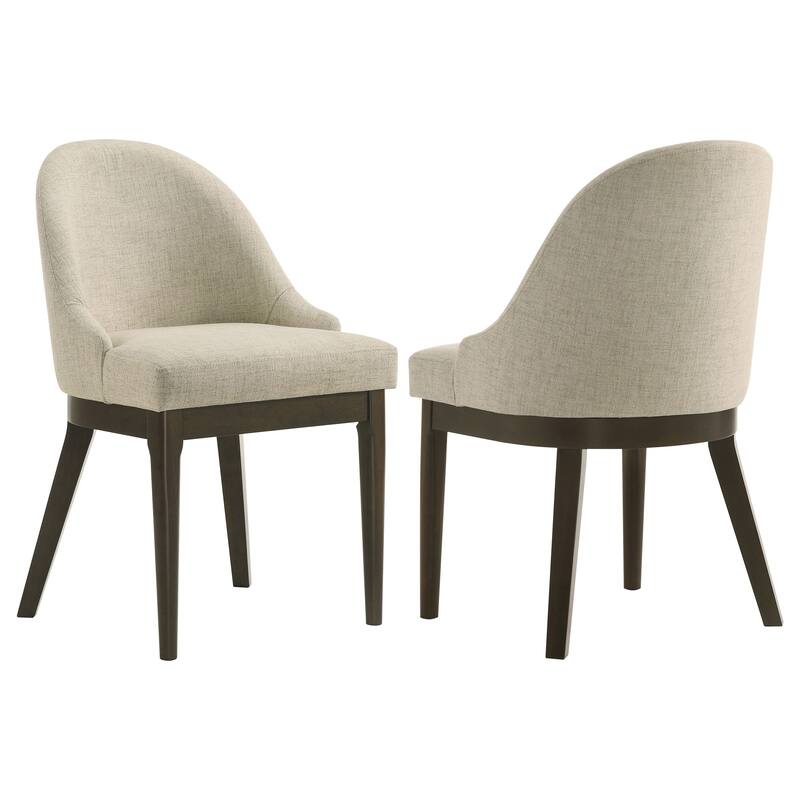Blakely Beige Upholstered Dining Side Chair (Set of 2)