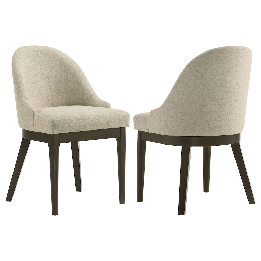 Blakely Beige Upholstered Dining Side Chair (Set of 2)