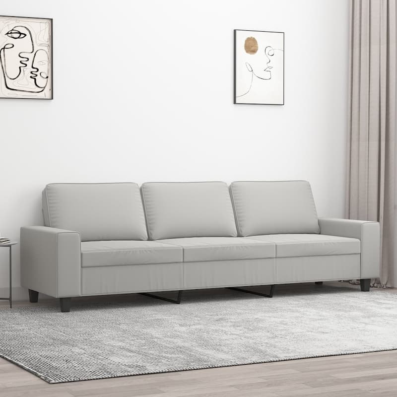 vidaXL Sofa Chair Accent Upholstered Chair for Living Room Microfiber Fabric