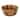 Red Vanilla Acacia Wood Salad Bowl