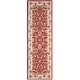 preview thumbnail 62 of 81, SAFAVIEH Handmade Easy Care Deidra Oriental Rug 2'6" x 10' Runner - Red/Ivory - Runner