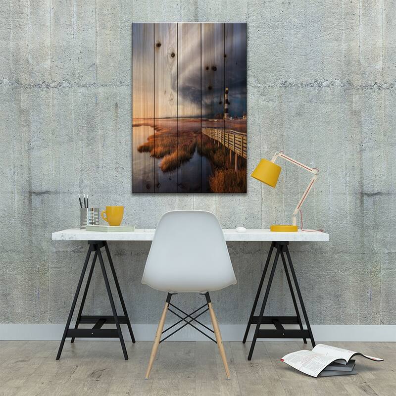 OuterBanx SuperCell Print On Wood by Brent Shavnore - Multi-Color