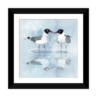 iCanvas "Kissing Laughing Gulls" by Thomas Little