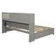 preview thumbnail 12 of 10, Full Size Platform Daybed Frame Storage Bed Relaxation Daybed Multifunctional Daybed with Center Legs & Slat Support - Grey