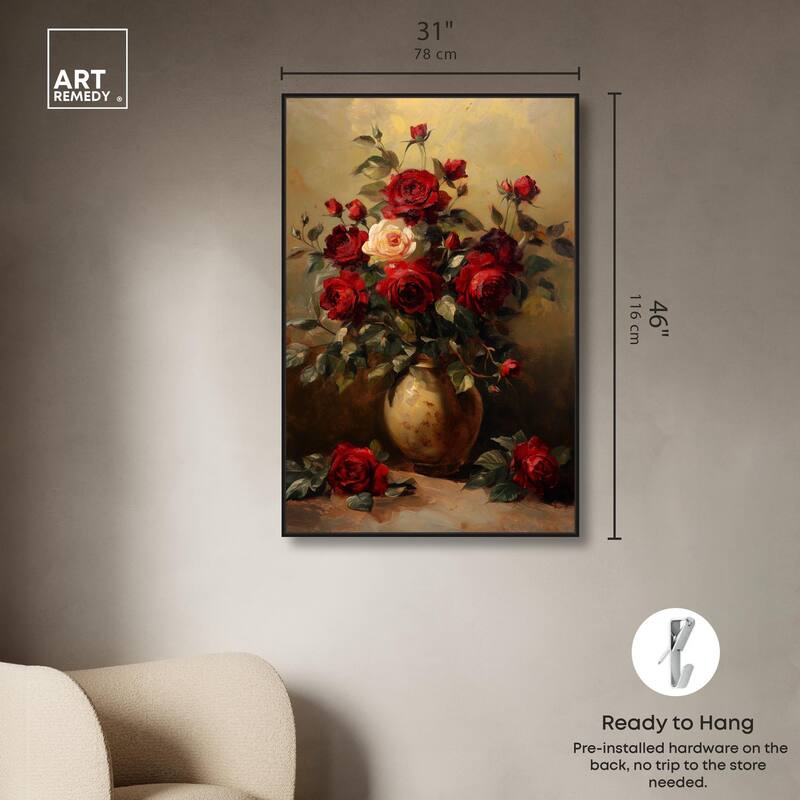 Lavish Lily Lament Canvas by Art Remedy