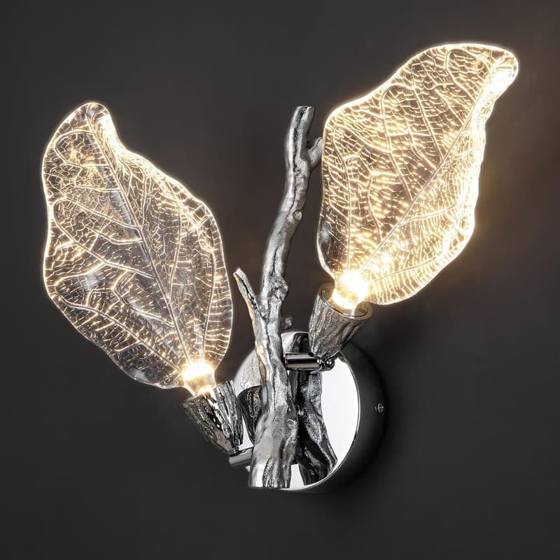 KAYLA 2-Light Bionic Leaf Wall Sconce