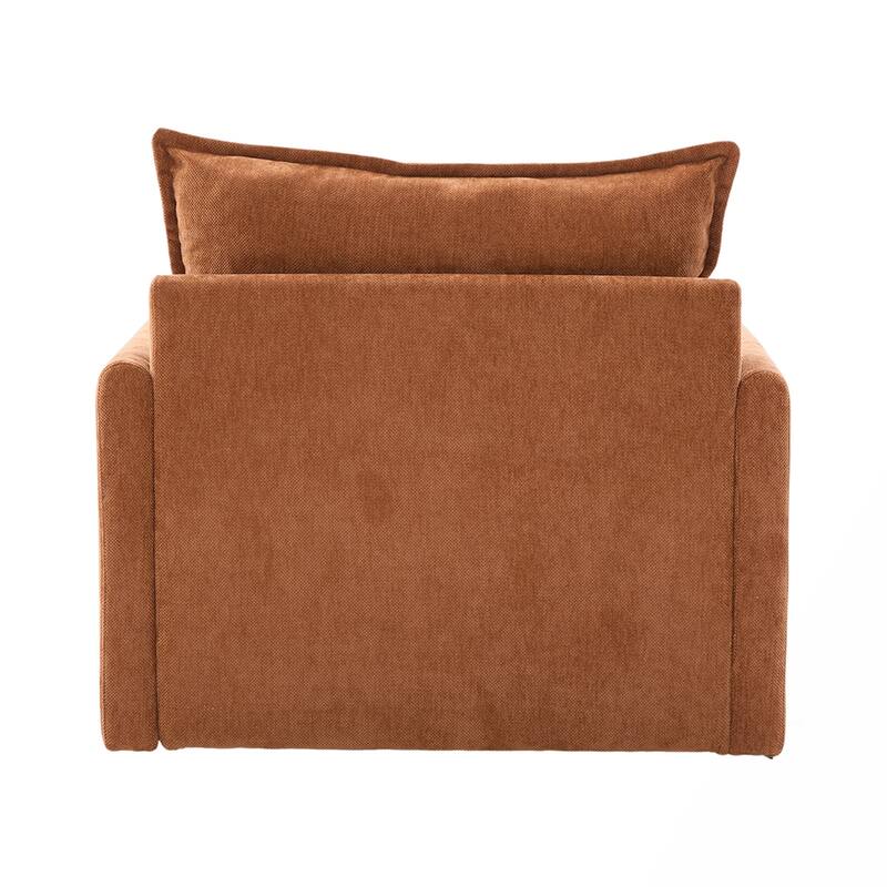 Chenille Swivel Accent ArmChair