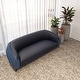 preview thumbnail 3 of 13, Opula Modern 3 Seater Vegan Leather Sofa Armchair in Solid Wood Frame with High Density Foam Cushions and Metal Legs Couch
