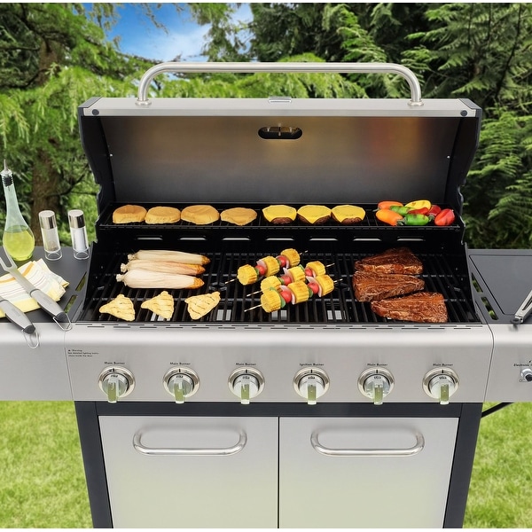Kenmore 6 Burner Propane Gas Grill with Side Burner Bed Bath Beyond 31301301