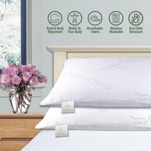 Bamboo pillow king bed bath and beyond outlet