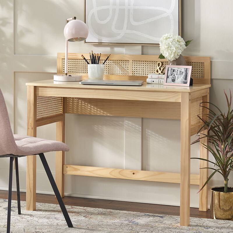 Lifestorey Corbin Desk - Light Oak