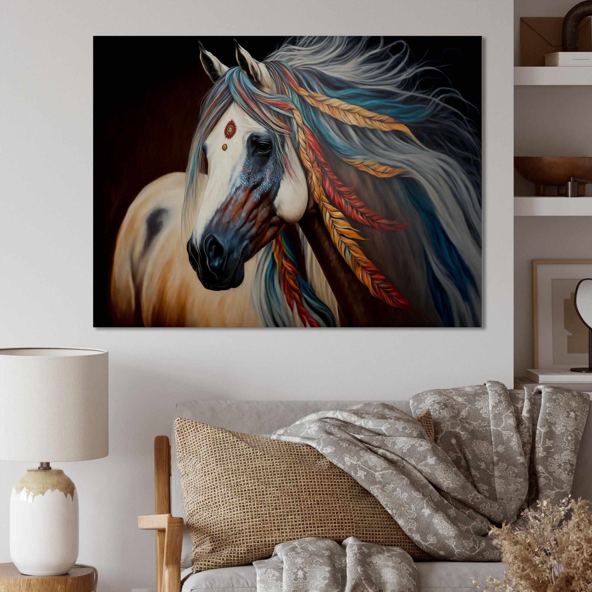 Native american sales metal wall art