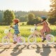 preview thumbnail 13 of 16, Kids Bike with Training Wheels and Basket for Ages 3-8 Boys Girls