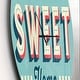 preview thumbnail 3 of 8, Designart 'Home Sweet Home Old Metal Style' Oversized Quote Wall CLock