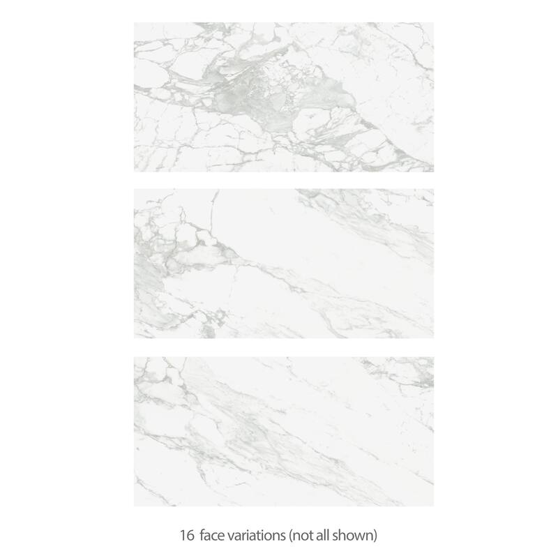 Merola Tile Reve Blanc 23-1/2" x 47-1/8" Porcelain Floor and Wall Tile