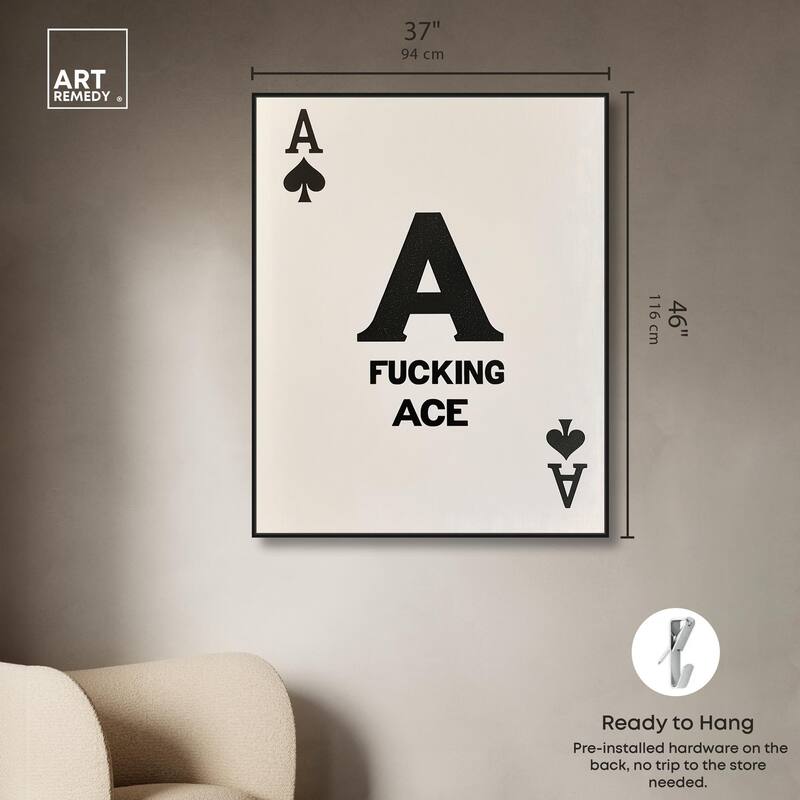 Ace Canvas by Art Remedy