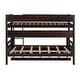 preview thumbnail 17 of 34, Twin Over Full Bunk Bed with Shelves and Trundle - Practical for Families