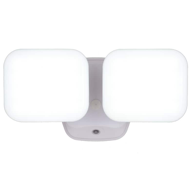 Theta 2 Light LED Outdoor Dusk to Dawn Security Flood Light White