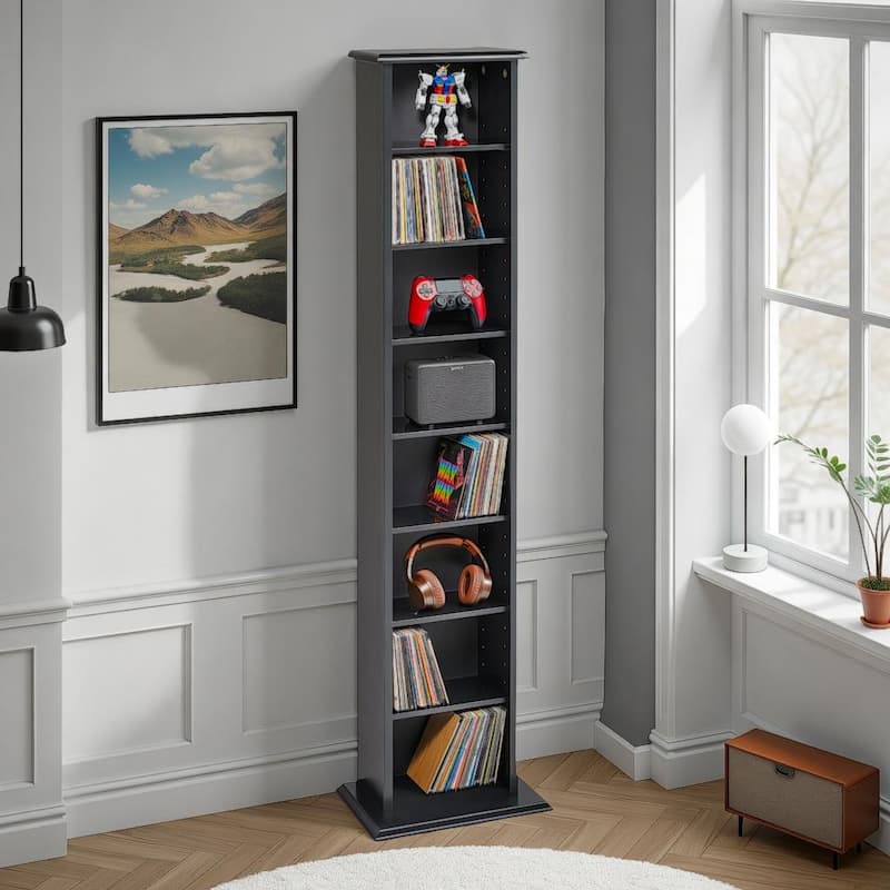 Slim Customizable Media Tower