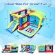 preview thumbnail 5 of 3, 7 in 1 Inflatable Bounce House - Multicolor